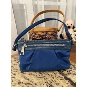 Hobo Canvas/leather Mini Cobalt‎ Blue Excellent Condition Festival Boat Travel